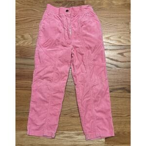 Vintage Joyeux Gamins Happy Kids Pink Corduroy Pants Toddler 4T 100% Cotton